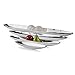 Modern Day Accents 8453 Barco Long Boat, Silver, Aluminum, Popular, Bowl, Tray, Tabletop, Centerpiece, Modern, Accent, Accessory, Décor, Home, Office, Filler, Glam, 31.5” x 5” x 4