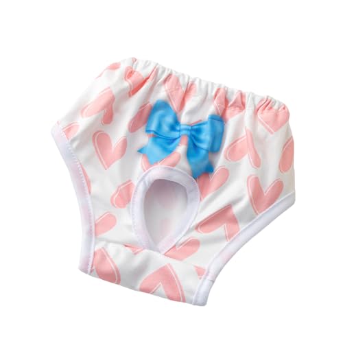 TIANQUXNGI Pañales lavables para perros hembra, sin fugas, pañales reutilizables para gatos hembras en ropa interior protectora higiénica