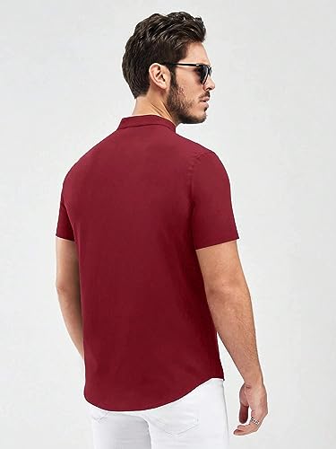 Image of J B Fashion Shirt for Men|| Casual Shirt for Men|| Men Stylish Shirt || Men Printed Shirt(Half-Plain)