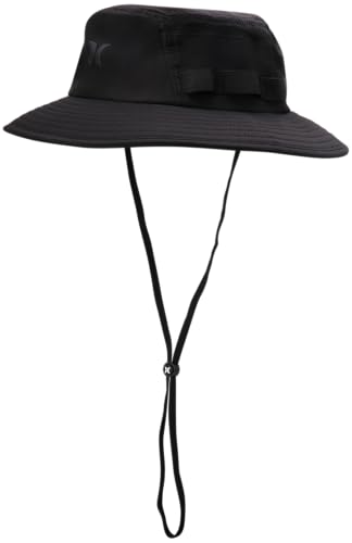 Image of Hurley Men's Boonie Hat - Moisture Wicking and Packable Full Brim Sun Hat UV Protection for Fishing, Hiking, and Safari