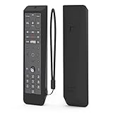 SIKAI Shockproof Silicone Case Cover for XFinity Comcast XR15 Voice Remote, Protective Skin for XFinity X1 Xi6 Xi5 XG2 TV Remote, Skin-Friednly Anti-Lost with Remote Loop (Black)