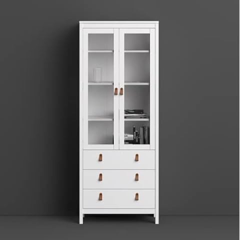 Tall Modern Vintage Style Display Cabinet Cover
