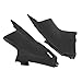 Aukson Air Cover Fairing,1 Pair Black Air Cover Fairing Insert Part for Yamaha YZFR6 YZF-R6 2003-2005