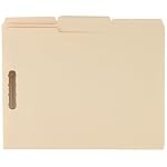 Amazon Basics Manila File Folders with Fasteners for Organized Filing, Letter Size, 100-Pack - Image 5