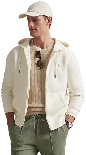 Image of POLO RALPH LAUREN mens Double-knit Full Zip Hoodie
