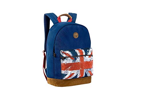 Mochila Inglaterra Londres Canvas Jeans Lona