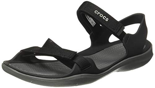 Image of crocs Women's Black Fashion Sandals-4 UK (W6) (204804-001)