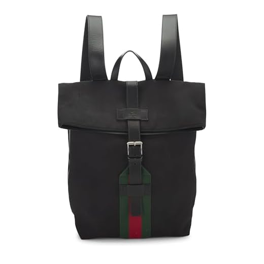 Gucci Black Techno Canvas Backpack
