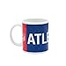 Atlético de Madrid - Taza Desayuno de Cerámica en Caja, Producto Oficial, Capacidad 300 ml, Color Rojo y Azul (CyP Brands)