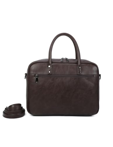 Serviette ordinateur portable 38cm Blue Smith sac cartable marron pour actif