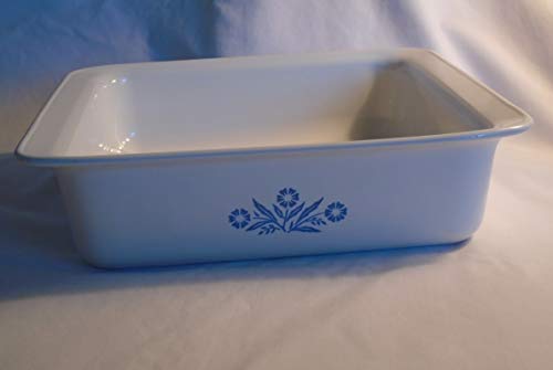 Vintage Corning Ware - Cornflower / Corn Flower - 8 X 8 X 2 Square Baking Dish - P-322 #TOP1