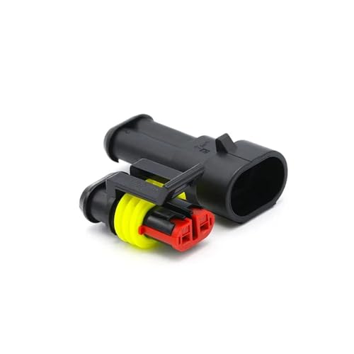 Conector impermeable DJ7021 de 3 pines hembra pack de 100 sets para automoción 5