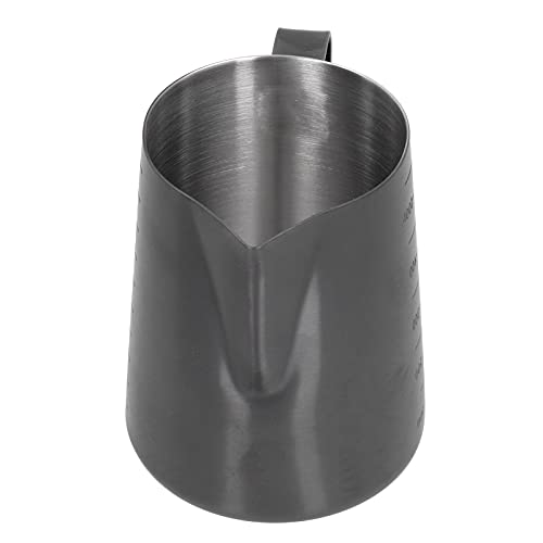 Jarra de café para espumar leche de 600 ml hecha de acero inoxidable resistente 4