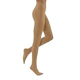 BSN Medical 119590 Jobst Ultra Sheer Compression Stocking with Closed Toe, Waist High, Large, 30 mm - 40 mm HG Size, Honey