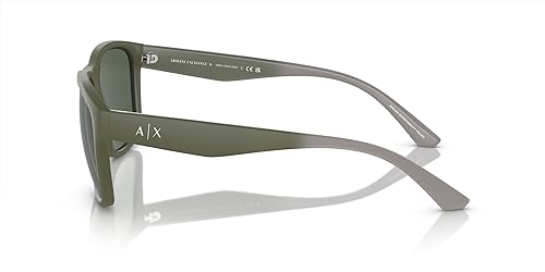 Image of Armani Exchange mens Ax4135s Rectangular Sunglasses