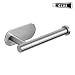 BESy Self Adhesive Toilet Paper Holder Bathroom Paper Toilet Roll Holder Hanger, SUS 304 Stainless Steel, Wall Mount with 3M Tape and Glue Stick, Brushed Nickel Finish