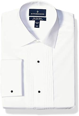 Bib-Front Spread-Collar Tuxedo Shirt 