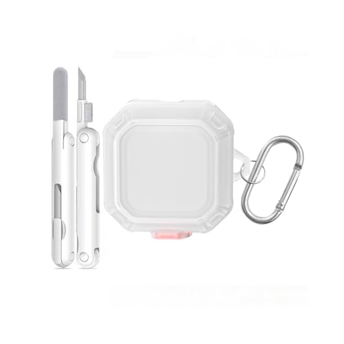 Galaxy Buds4/Galaxy Buds4 Pro �P�[�X CASE �J�o�[ �𑕒������܂܁A�[�d�^�C�v�\�ł� �J���r�i�t�� �N���[�i�[�y���t��(�N���A)