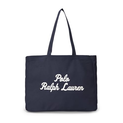 [POLO RALPH LAUREN] ポロ ラルフローレン ロゴ トートバッグ ショルダーバッグ 405962436 405945884 (Newport Navy) [並行輸入品]