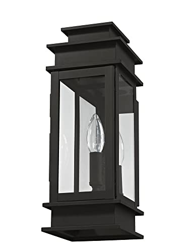 Livex Lighting 2013-01 1-Light Outdoor Wall Lantern, Antique Brass — view 2