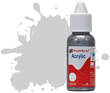 Humbrol No.64 Light Grey - Matte Acrylic Paint 14ml DB0064
