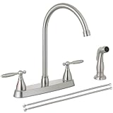SHACO Kitchen Faucet with Side Sprayer, 2 Handle Kitchen Sin...