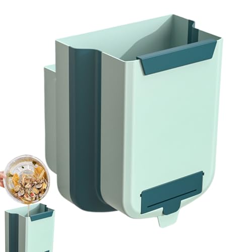 Genérico Papelera De Cocina Colgante - Papelera Depared | Papeleracolgante Con Tapa, Para Debajo Dearmarios, Puertas De Armarios, Dormitorios, Oficinas