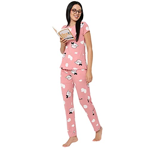 Image of Sweet Dreams Women's Brush Hearts Pajama Set Pack of 1
