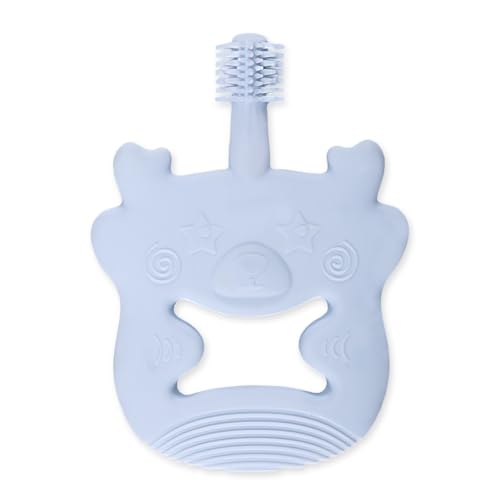 Image of Infantso Soft Silicone Teether for Baby Teething, Bear Teether Toy for 0-12 Months, BPA Free Silicone Soothing Baby Teether | BPA Free, Food Grade Soft & Safe Gum Relief Toy