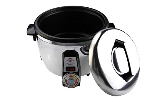 Orientalischer Reiskocher Pars Khazar RCW-271 TS für 12 Personen, für knusprigen Reis Tahdig-Methode, Edelstahl – Bild 3