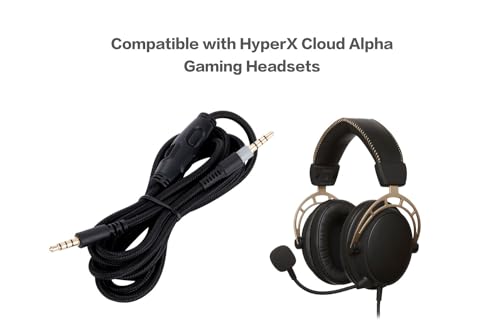 Câble HyperX Cloud Alpha idéal pour jouer sur console ou PC avec liberté de mouvement