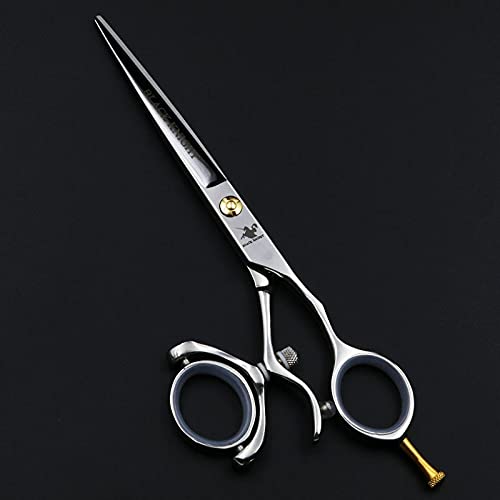 Hair Cutting Scissors, 6 inch Beauty Salon Cutting Shears Tools Barber Shop Hairdressing Scissors Styling Tools Professional Hairdressing Scissors Set BY ZZYY (Color : 1 set add case)