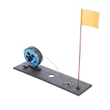 ANDRESLAD Banderas para Pesca Hielo con Poste Resistente y Señal Visible Montaje Rápido y Compatible con Guantes Accesorio para Pesca Invierno para Pescadores