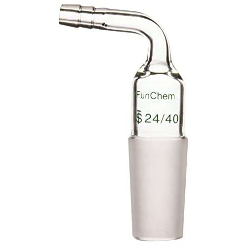 Adaptateur tuyau d'admission en verre 24/40 pour éviter les fuites labo