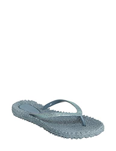 Image of Flip Flop With Glitter - Lichen Blue