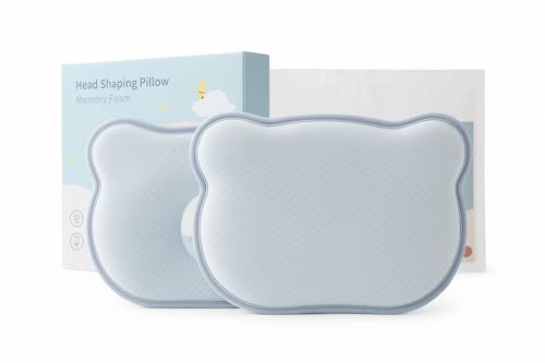 LIFE ESSENTIALS Almohada para bebés hasta los 36 Meses, con 2 Fundas, Funda extraíble, Almohada...