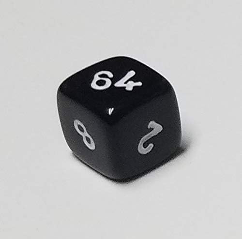 Miniatura 3 de Backgammon - Juego de dados de doble cubo de 0.394 in, juego de repuesto o viaje, muy pequeño