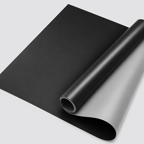 ProStep by FlooringInc Reversible Marley Dance Floor Roll Portable Roll Out Vinyl Dance Flooring for Ballet Jazz Modern Home Studio Practice 1.2mm Thick 5.25 x 10 (52.5 sq ft) Black/Grey