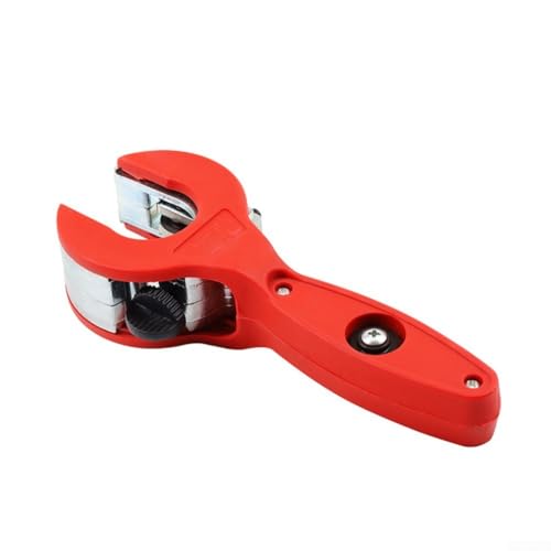 MeevrgR Cortador de tubo de trinquete Cortador de tubo de trinquete Aleación de aluminio Corte eficiente, fácil acceso en espacios reducidos (rojo)