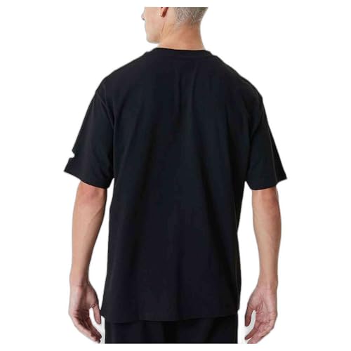 New Era Camiseta de Manga Corta Marca Modelo MLB Arch Logo OS tee NEYYAN BLKWHI
