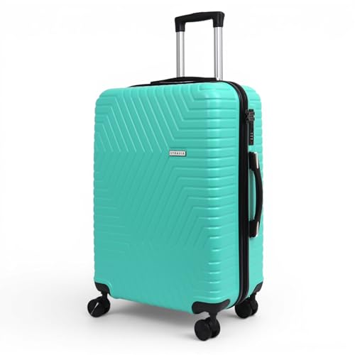 STRAVIA – Del – Grande Valise 75 cm – ABS Légère et Résistante – Bagage Rigide – Serrure à Code Sécurisée – 4 Roues Double Ultra Fluides –...
