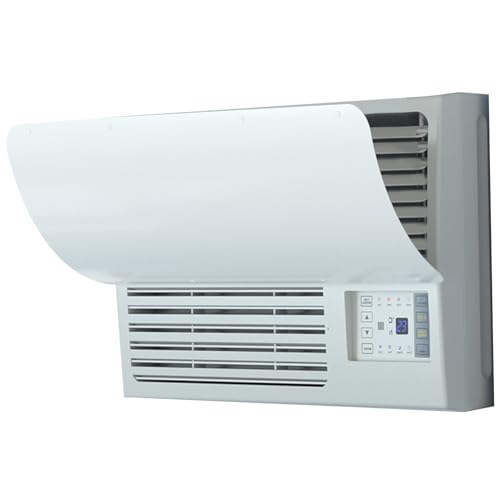 klxgMM Window Air Conditioner Deflector PVC 20.9x10.6 Inch AC Vent Deflector Universal Adjustable Angle Room Air Conditioner to Prevent Blowing of Cold for Window AC Unit c