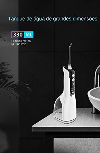 NUTOT Irrigador dental,330ML tanque de água,fio dental portátil profissional IPX7 resistente à água,
