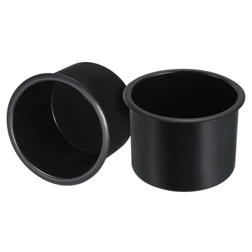 Portavasos de plástico uxcell 3 x 3.78 pulgadas, pack 2 miniatura 1