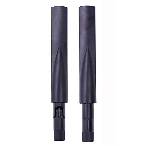 8dBi 2.4G/5G Dual Band 5.8MHz Wireless WiFi Router Antenna with RP-SMA Jack Male (Two Pieces)