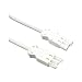 Produktbild McLED Verbindungsleitung mit Stecker und Kupplung GST 18, Anschlusskabel 300mm 230V, Kunststoff weiß