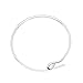Housweety 200PCs Silver Plated Wine Glass Charm Rings 25mm