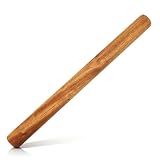 Rolling Pins for Baking,11.8 inches Dough Roller Pizza,Ebony Wood 1 PCS for Making Pizza,Pie,cookies.