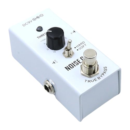 Professional Electric Guitar Noise Reduction Pedal Metal Noise Suppressor Effect Guitar Noise Gate Pedal Metal Texture