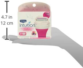 Schick Intuition Island Berry Womens Razor Refills with Acai Berry Extract, Pack of 3